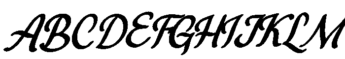 Douglast PERSONAL USE ONLY! Font UPPERCASE