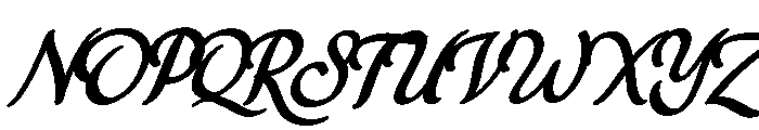 Douglast PERSONAL USE ONLY! Font UPPERCASE