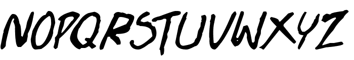Doujinshi Pro Italic Font LOWERCASE