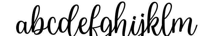 Dourcha Font LOWERCASE