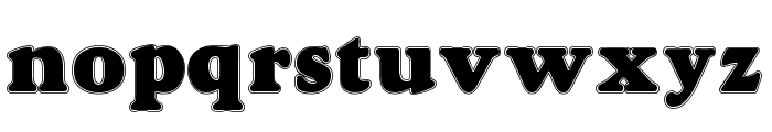 Dover Contour Font LOWERCASE