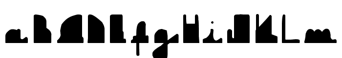 DownBoy Font LOWERCASE
