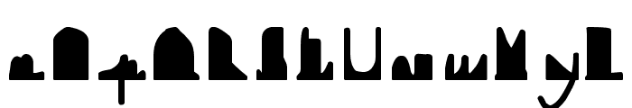 DownBoy Font LOWERCASE
