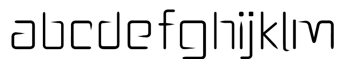 DownCity-Regular Font LOWERCASE
