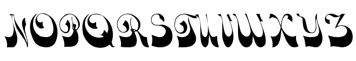 DownWind Font UPPERCASE