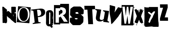 doctor punk Font LOWERCASE