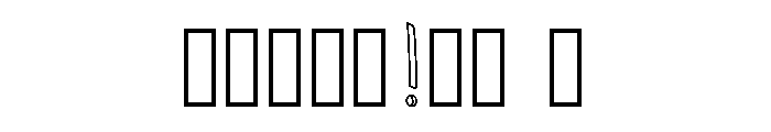 doodled Font OTHER CHARS