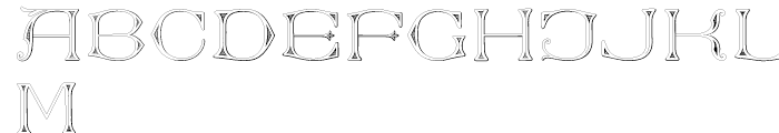 Dolphus Mieg Alphabet Font LOWERCASE