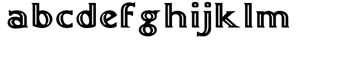 Doncaster Incised Font LOWERCASE