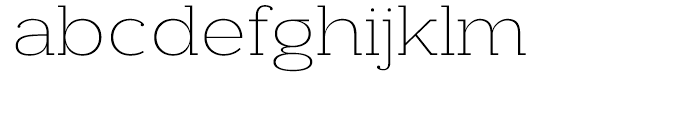 Donnerstag Thin Font LOWERCASE