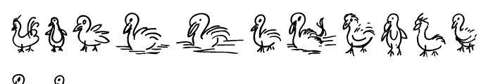 Doodlebirds Regular Font UPPERCASE