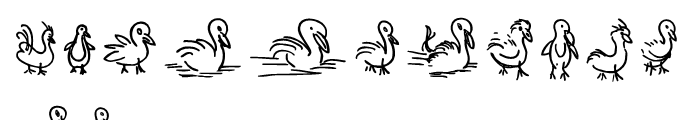 Doodlebirds Regular Font LOWERCASE