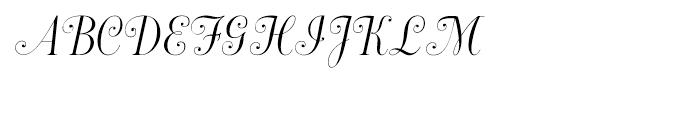 Dorchester Script Regular Font UPPERCASE