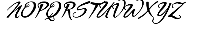 Doria Regular Font UPPERCASE