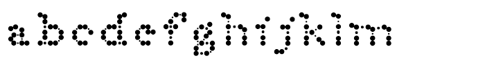 Dot Regular Font LOWERCASE