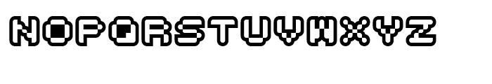 Dotage Inline Font LOWERCASE