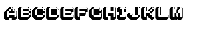 Dotage Shadow Left Font UPPERCASE