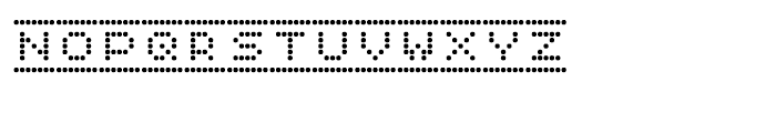 Dotto Deluxe Button Font UPPERCASE