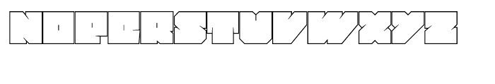 Dox Line Regular Font LOWERCASE