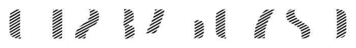 Doblo Stripes A Font OTHER CHARS