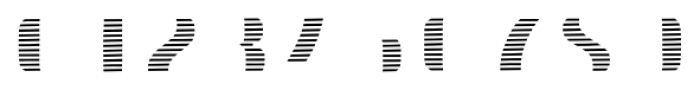 Doblo Stripes B Font OTHER CHARS