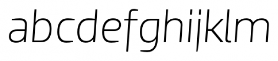 Dobra Light Italic Font LOWERCASE