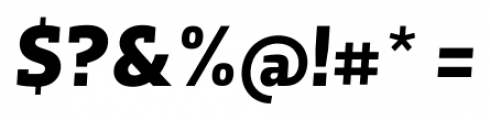 Dobra Slab Bold Italic Font OTHER CHARS