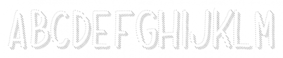 Dolce Caffe Shadow Font LOWERCASE