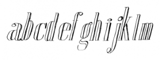 Donald Italic Font LOWERCASE