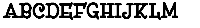 DOM Ballpoint Serif DOM Ballpoint Bold Condensed Font UPPERCASE