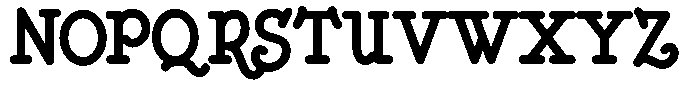 DOM Ballpoint Serif DOM Ballpoint Bold Condensed Font UPPERCASE