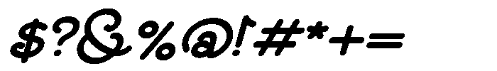 DOM Ballpoint Serif DOM Ballpoint Bold Expanded Italic Font OTHER CHARS