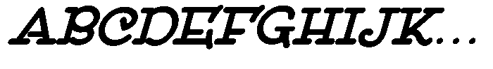 DOM Ballpoint Serif DOM Ballpoint Bold Italic Font UPPERCASE