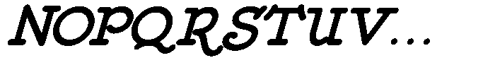 DOM Ballpoint Serif DOM Ballpoint Bold Italic Font UPPERCASE