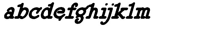 DOM Ballpoint Serif DOM Ballpoint Bold Italic FONT