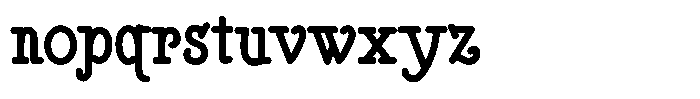 DOM Ballpoint Serif DOM Ballpoint Condensed Font LOWERCASE