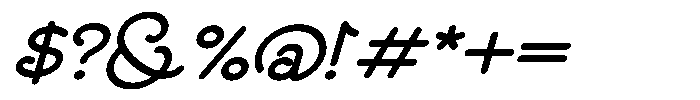 DOM Ballpoint Serif DOM Ballpoint Expanded Italic Font OTHER CHARS
