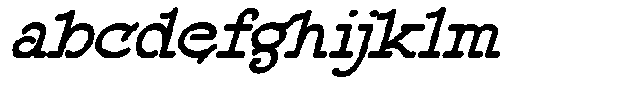 DOM Ballpoint Serif DOM Ballpoint Expanded Italic FONT