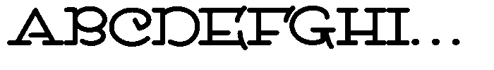 DOM Ballpoint Serif DOM Ballpoint Expanded Font UPPERCASE