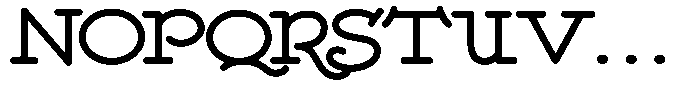 DOM Ballpoint Serif DOM Ballpoint Expanded Font UPPERCASE