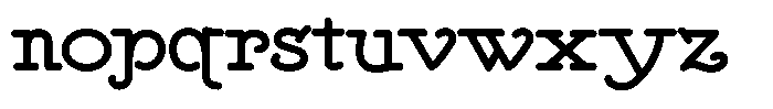 DOM Ballpoint Serif DOM Ballpoint Expanded Font LOWERCASE