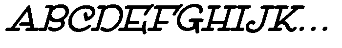 DOM Ballpoint Serif DOM Ballpoint Italic Font UPPERCASE