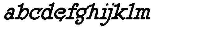 DOM Ballpoint Serif DOM Ballpoint Italic FONT