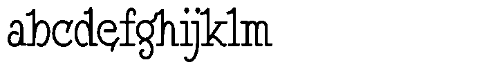 DOM Ballpoint Serif DOM Ballpoint Light Condensed FONT