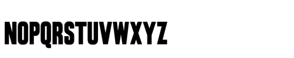 DoCQoi Sans Condensed Font UPPERCASE