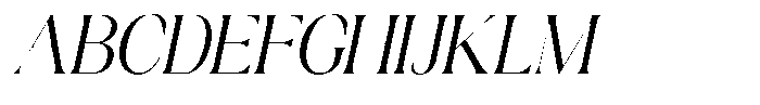 Dobagi Oblique Font UPPERCASE