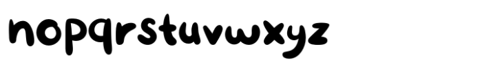 Dobi Hand Font LOWERCASE