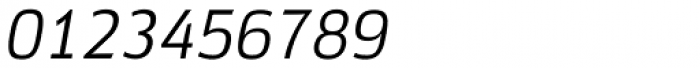 Docu Light Oblique Font OTHER CHARS