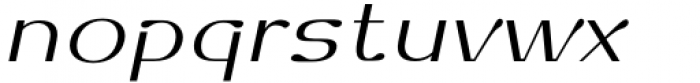 Dofend Light Slanted Font LOWERCASE