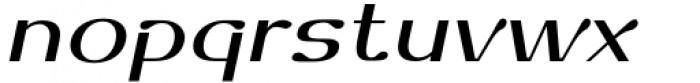 Dofend Medium Slanted Font LOWERCASE